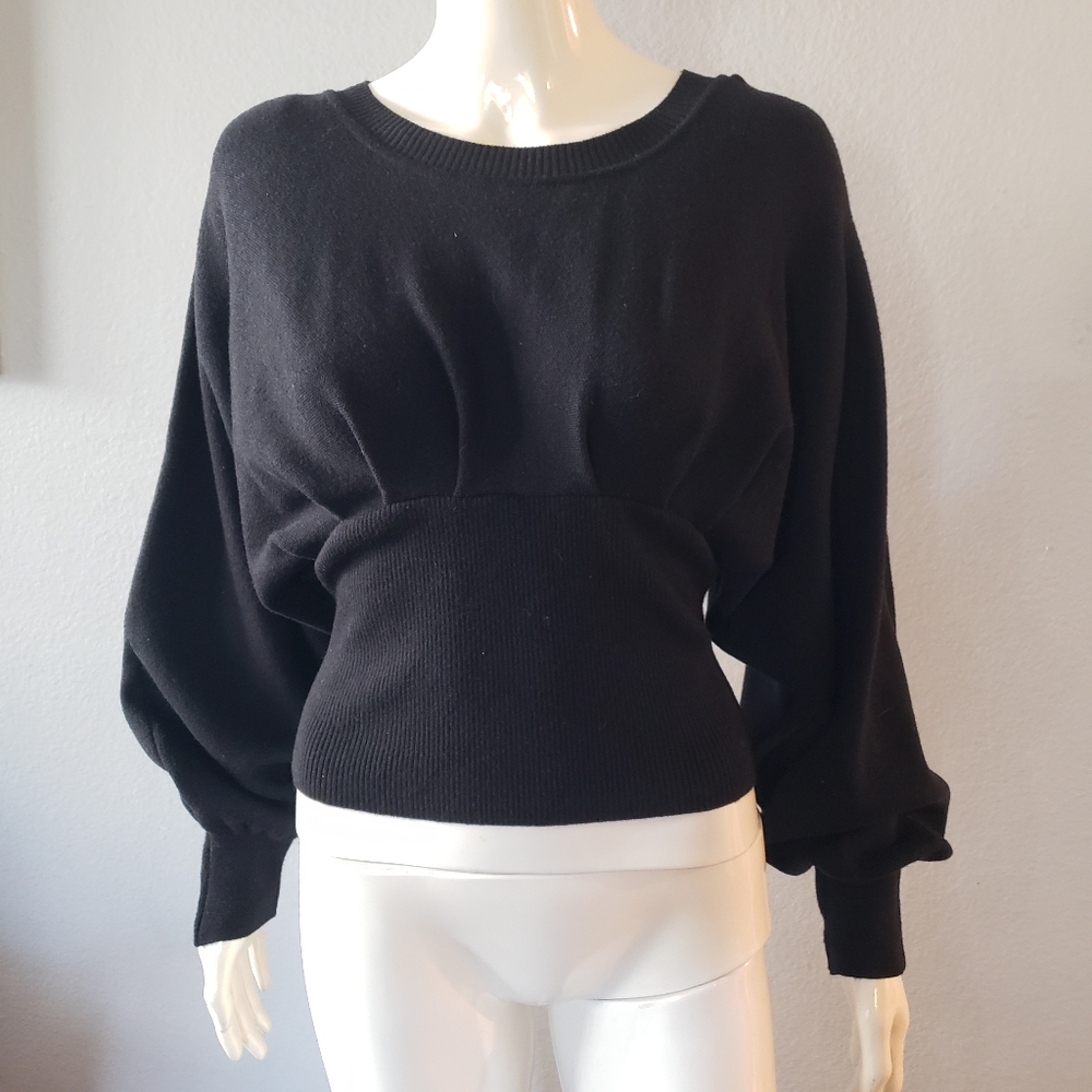 Anthropologie Black Sweater